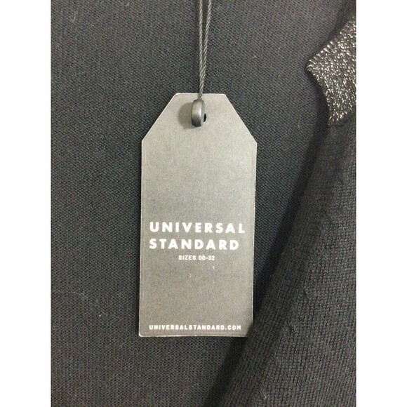 Universal Standard Merino Wool V-Neck Button Down Knit Cardigan Sweater Sz 2XS M - Picture 4 of 8